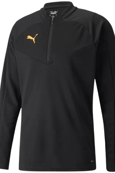 Pánská černá tréninková mikina 1/4 Zip Puma