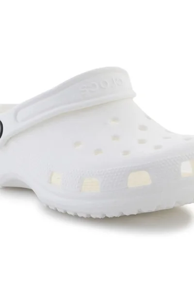 Crocs Dětské Klasické Pantofle Bílá