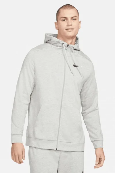 Recyklovaná pánská mikina Nike Dri-FIT šedá