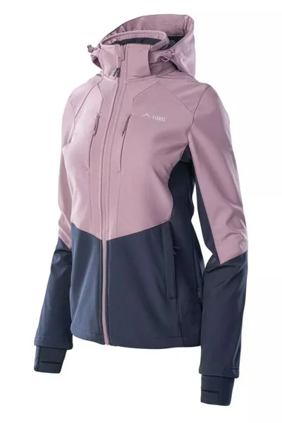 Dámské fialová softshellová bunda Elbrus