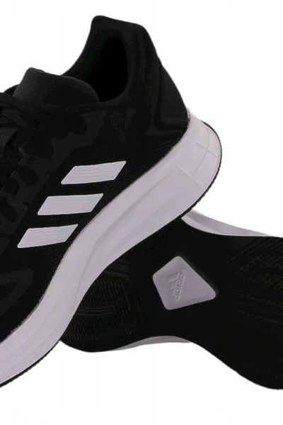 Černobílé pánské sportovní boty - Adidas Duramo