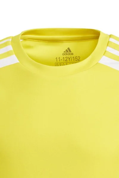 Žluté dětské fotbalové tričko Adidas Squadra 21 JSY Y Jr GN5744