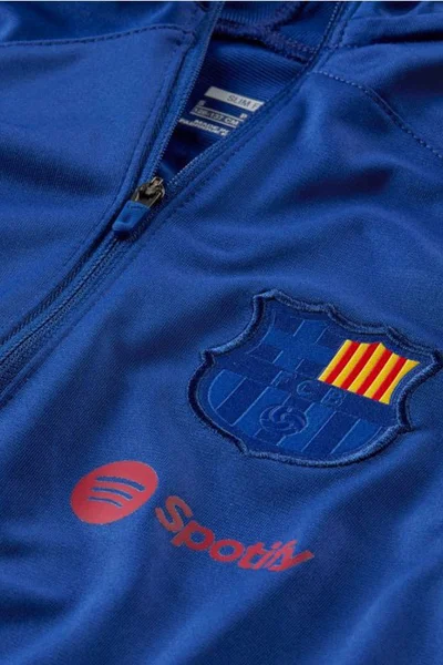 Dětská tepláková souprava Nike FC Barcelona s kapucí a kapsami