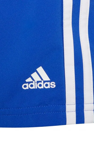 Adidas Essentials dětské tkané šortky s 3 pruhy - modré