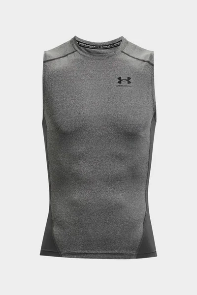 Under Armour pánské termotriko bez rukávů šedé