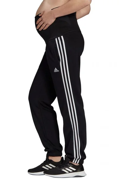 Dámské bavlněné kalhoty adidas Essentials pro těhotné