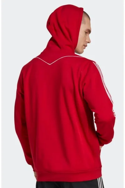 Červená fotbalová mikina pro pány - Adidas Tiro SW Hoody