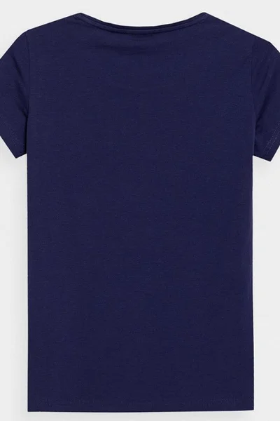 Tmavě modré tričko pro ženy od 4F