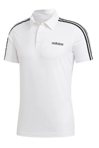 Bílé pánské polo tričko Adidas D2M 3S M FL0322