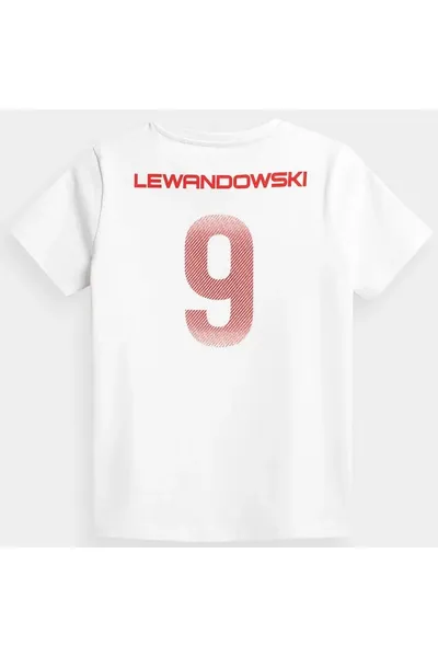 Dětské tričko Robert Lewandowski RL9 fan 4F Jr R4L21-JTSM950
