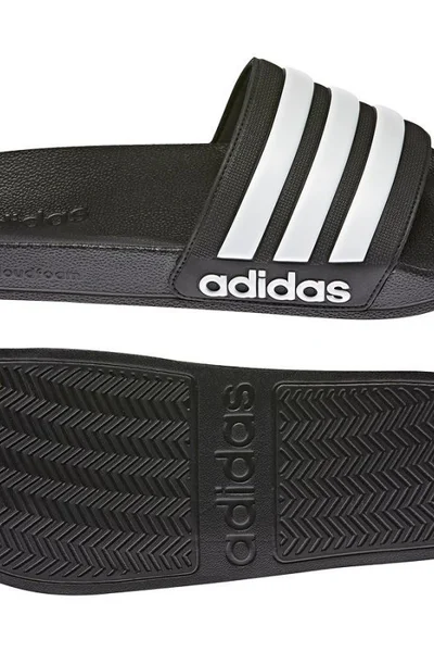 Adidas Lehké Cloudfoam Žabky Unisex Černé