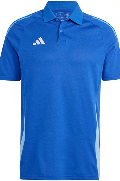 Tričko adidas Tiro Modré Polo s Rychleschnoucími Vláknami