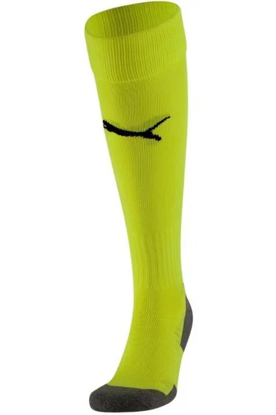 Fotbalové kamaše Puma Team LIGA Socks Core limetkově zelené