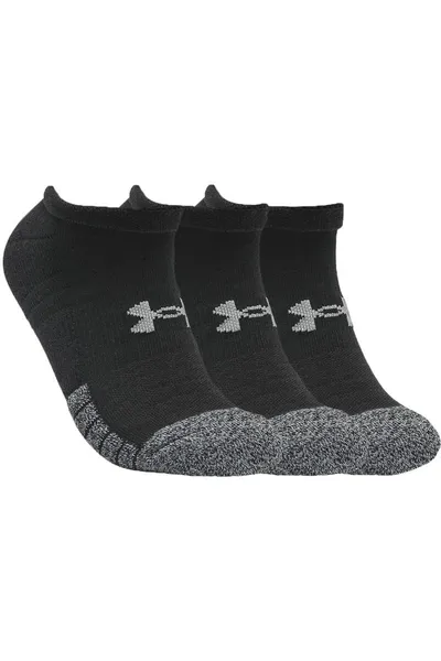 Sporotvní kotníkové dámské ponožky Under Armour HeatGear No Show Socks (3 páry)