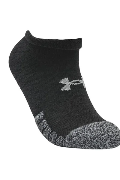 Sporotvní kotníkové dámské ponožky Under Armour HeatGear No Show Socks (3 páry)