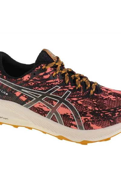 Trailové běžecké boty Asics Fuji Lite W růžovo-černé