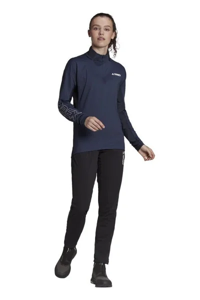 Modré běžecké tričko pro ženy - Adidas Terrex