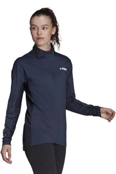 Modré běžecké tričko pro ženy - Adidas Terrex