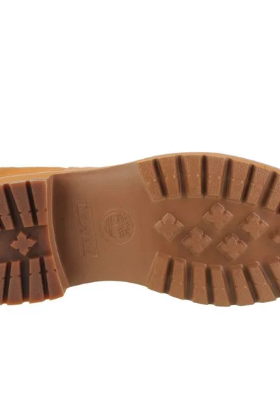 Nevyztužené kožené kotníkové zimní boty Timberland pro ženy