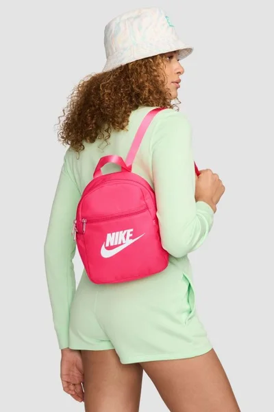 Růžový dámský mini batoh Nike Sportswear Futura