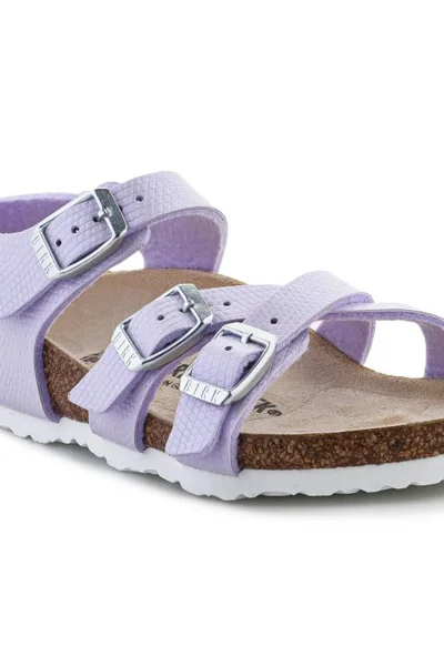 Sandály Birkenstock Kumba Lesklý Ještěr v Purplefog