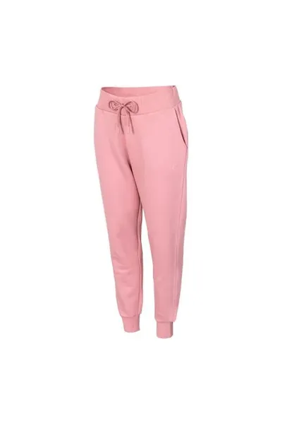 Dámské světle růžové teplákové kalhoty 4F