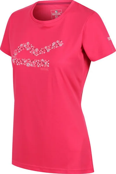 Růžové dámské tričko RWT253 Womens Fingal VI TIE