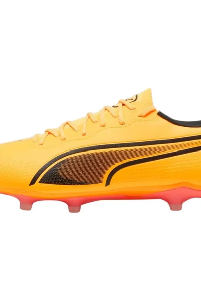 Poloprofesionální oranžové kopačky Puma King Pro FG/AG M