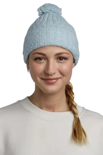 Teplá zimní dámská čepice s bambulí Buff Nerla Beanie