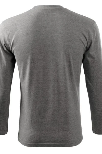 Pánské šedé tričko s dlouhým rukávem Malfini