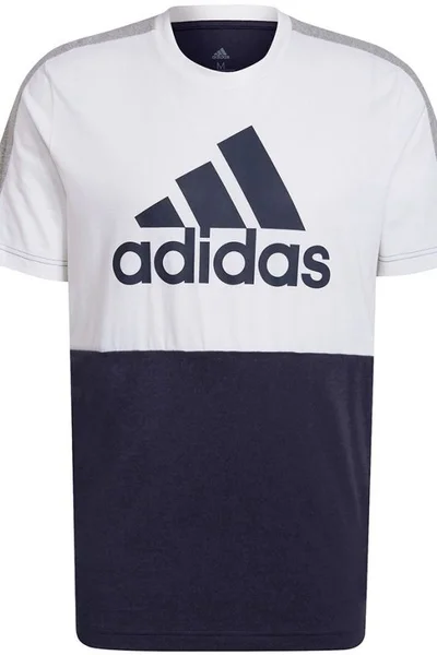 Adidas Pánské Tričko s Krátkým Rukávem - Bavlna a Logo