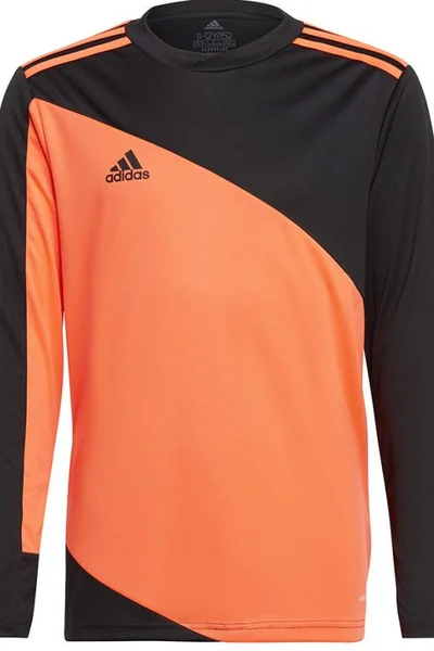 Oranžovo-černá dětská mikina Adidas Squadra 21 GoalKeeper Jersey Youth Jr GK9806