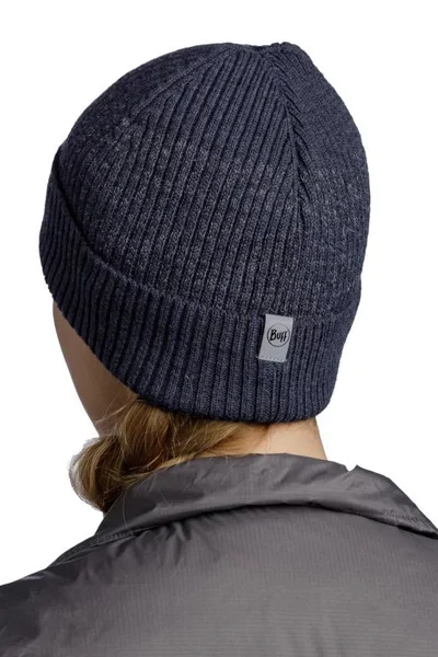 Měkká zimní čepice Beanie Buff - modrá džínovina