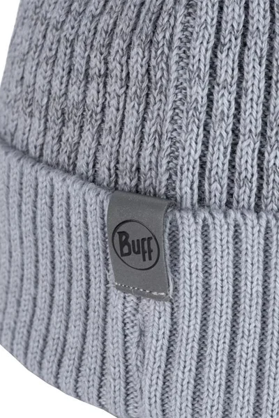 Buff Merino Beanie šedá - hřejivá zimní čepice z vlny