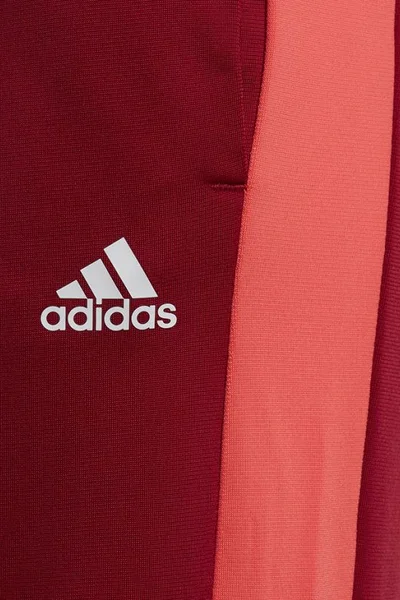 Adidas dětská tepláková sada s mikinou a kalhotami - červená