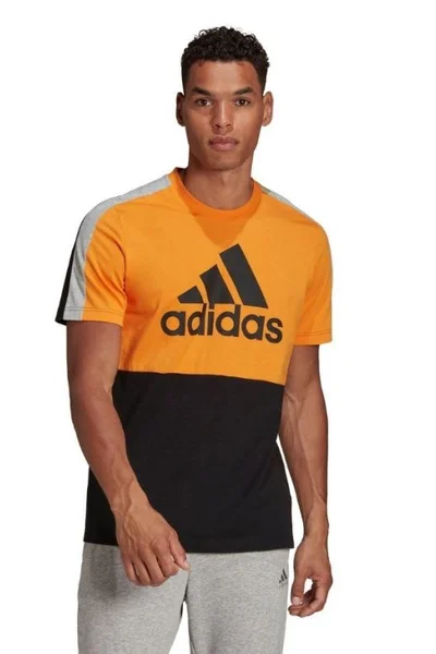 Adidas Pánské Funkční Tričko Colorblock s Logem