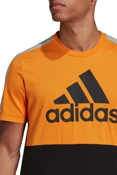 Adidas Pánské Funkční Tričko Colorblock s Logem