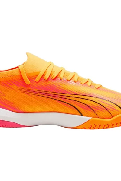 Oranžové sálové kopačky Puma Ultra Match IT M