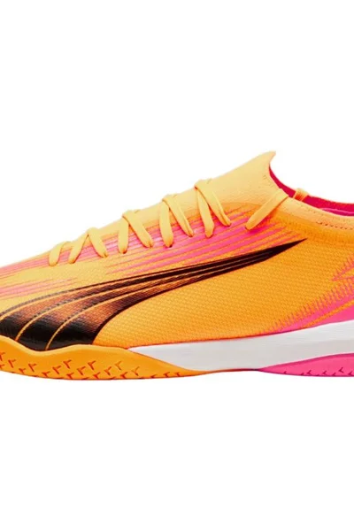 Oranžové sálové kopačky Puma Ultra Match IT M