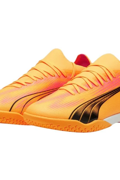 Oranžové sálové kopačky Puma Ultra Match IT M