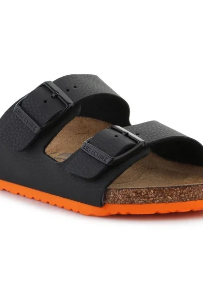 Birkenstock Arizona Kids Desert Soil Black dětské žabky