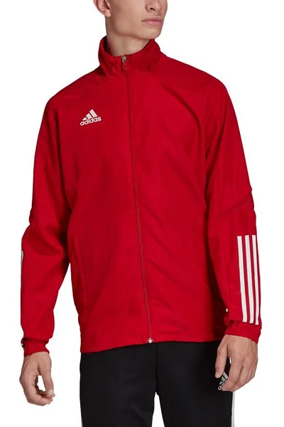 Červená pánská bunda Adidas Condivo 20 Prezentace M ED9248