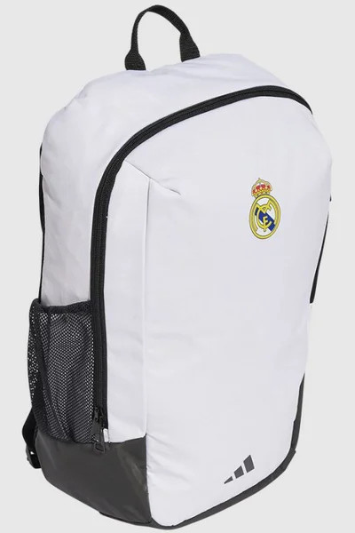 Batoh adidas Real Madrid - bílý polyesterový s logem