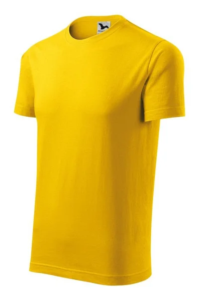 Pánsské žluté tričko Malfini s krátkým rukávem