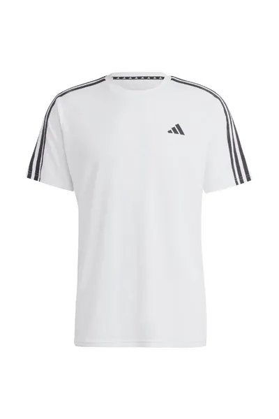 Adidas Pánské Tréninkové Tričko Essentials 3-Stripes Bílé