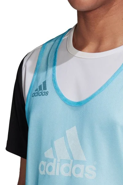 Modré tréninkové tričko pro pány - Adidas Training BIB