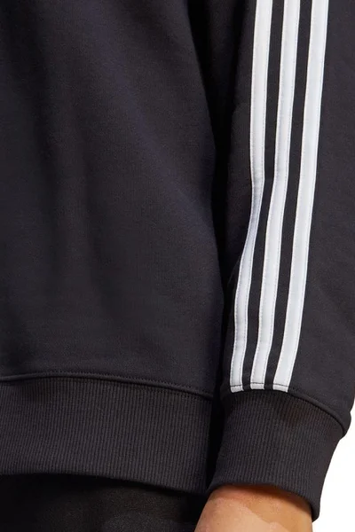 Adidas dámská černá mikina s pruhy Essentials