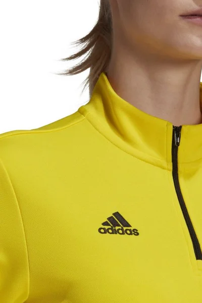 Žlutá dámská mikina adidas Entrada 22 Top Training W HI2130