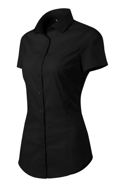 Střihová dámská černá  košile Malfini Chic