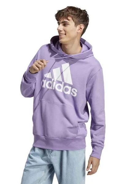 Adidas Pánská Mikina Essentials s Velkým Logem a Kapucí